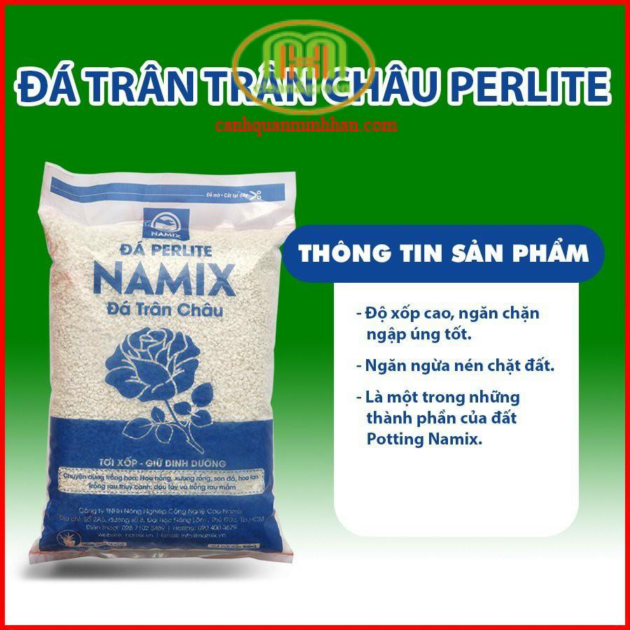 Đá trân châu perlite giá rẻ trồng cây Namix 5dm3 -450gr trồng cây, trang trí | Minh Hân Garden