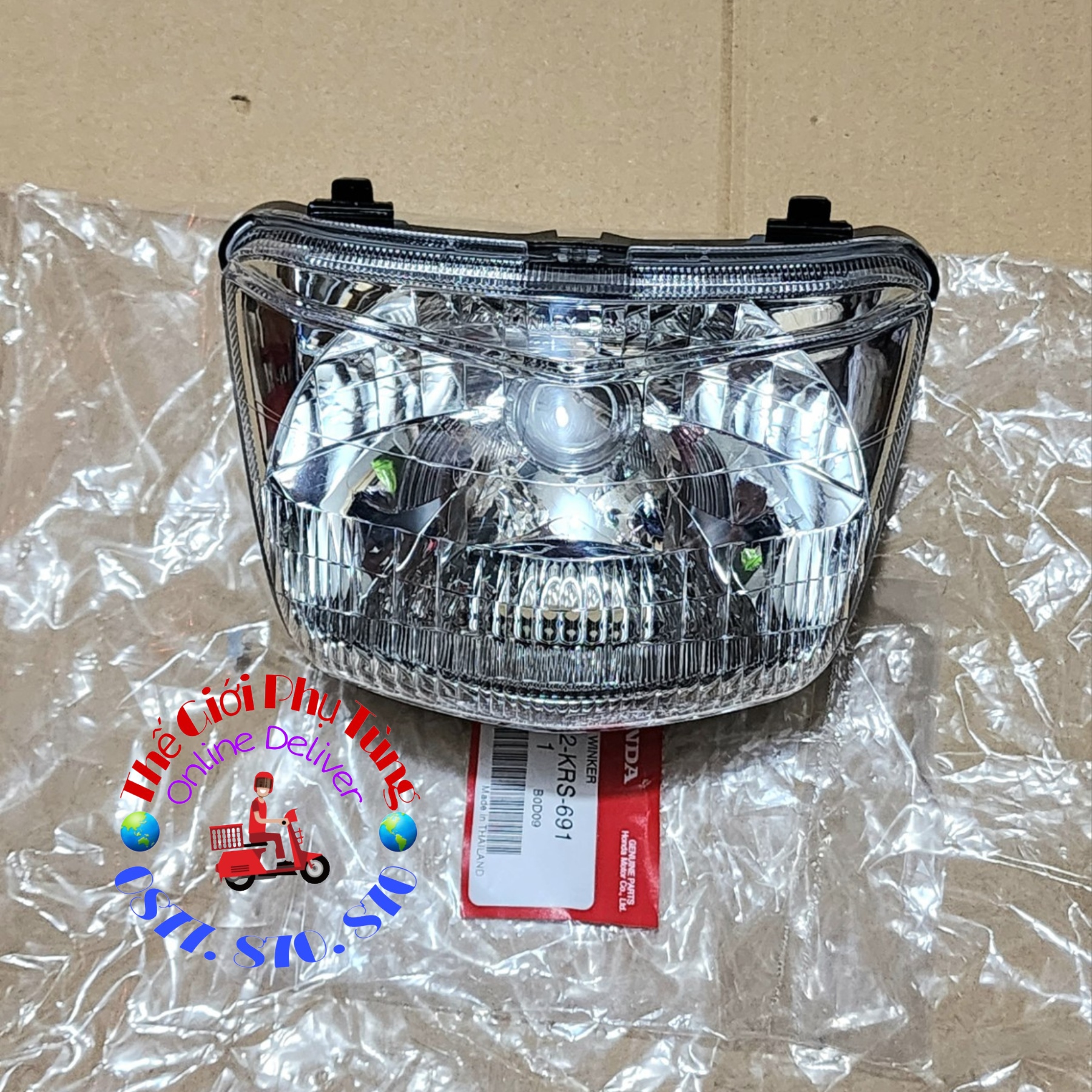 Pha đèn, Chóa đèn Wave I zin Honda Thái Lan - 33110-KRS-691