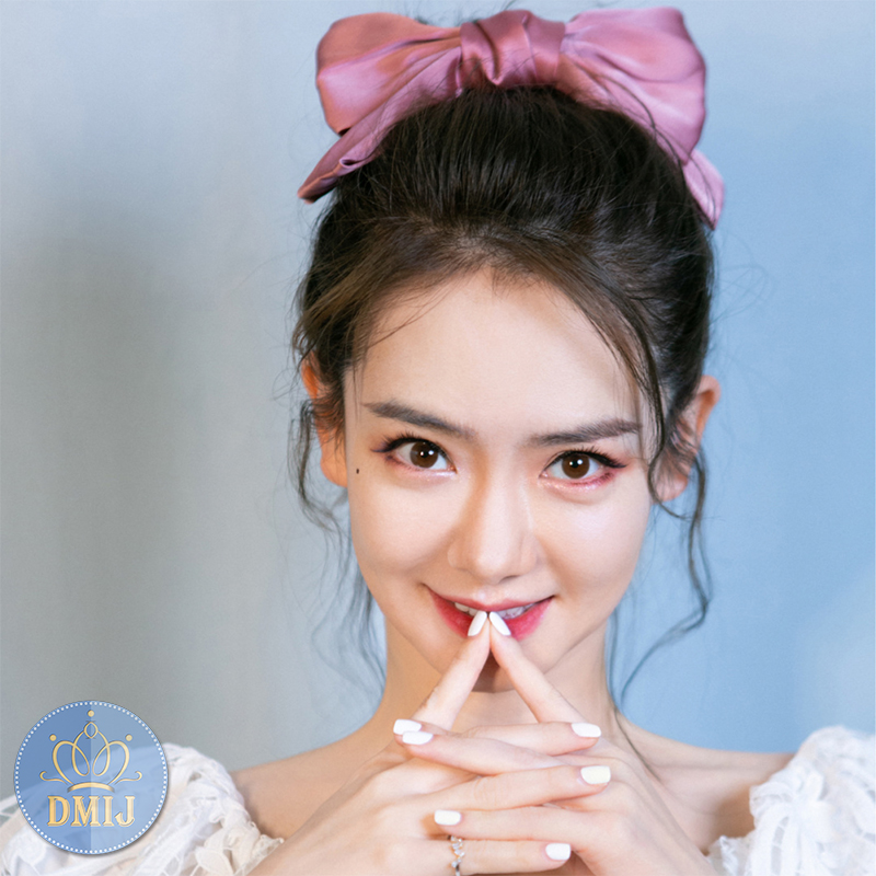 Kẹp Nơ Vải Màu Cơ Bản Phong Cách Tiểu Thư