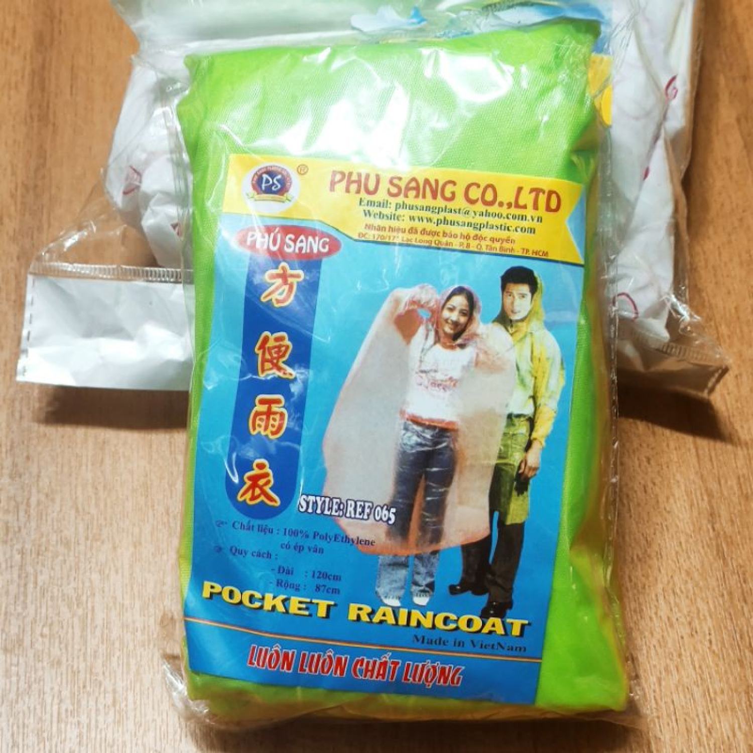 Áo mưa nilon (bịch) trơn loại dày luôn chất lượng