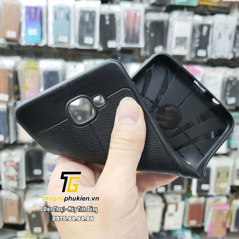 Ốp lưng Samsung Galaxy A9 Pro 2016 silicon giả da Auto Focus
