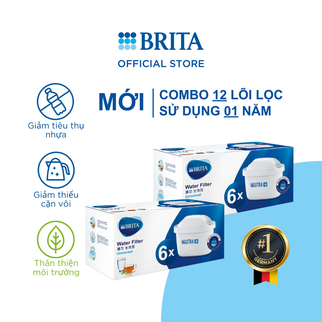 12 lõi lọc Brita Maxtra Plus - 1200L