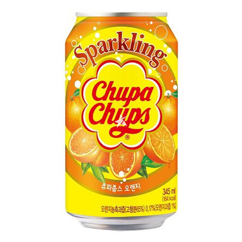 (3 Vị) Nước ngọt soda Sparkling Chupa Chups lon 345ml