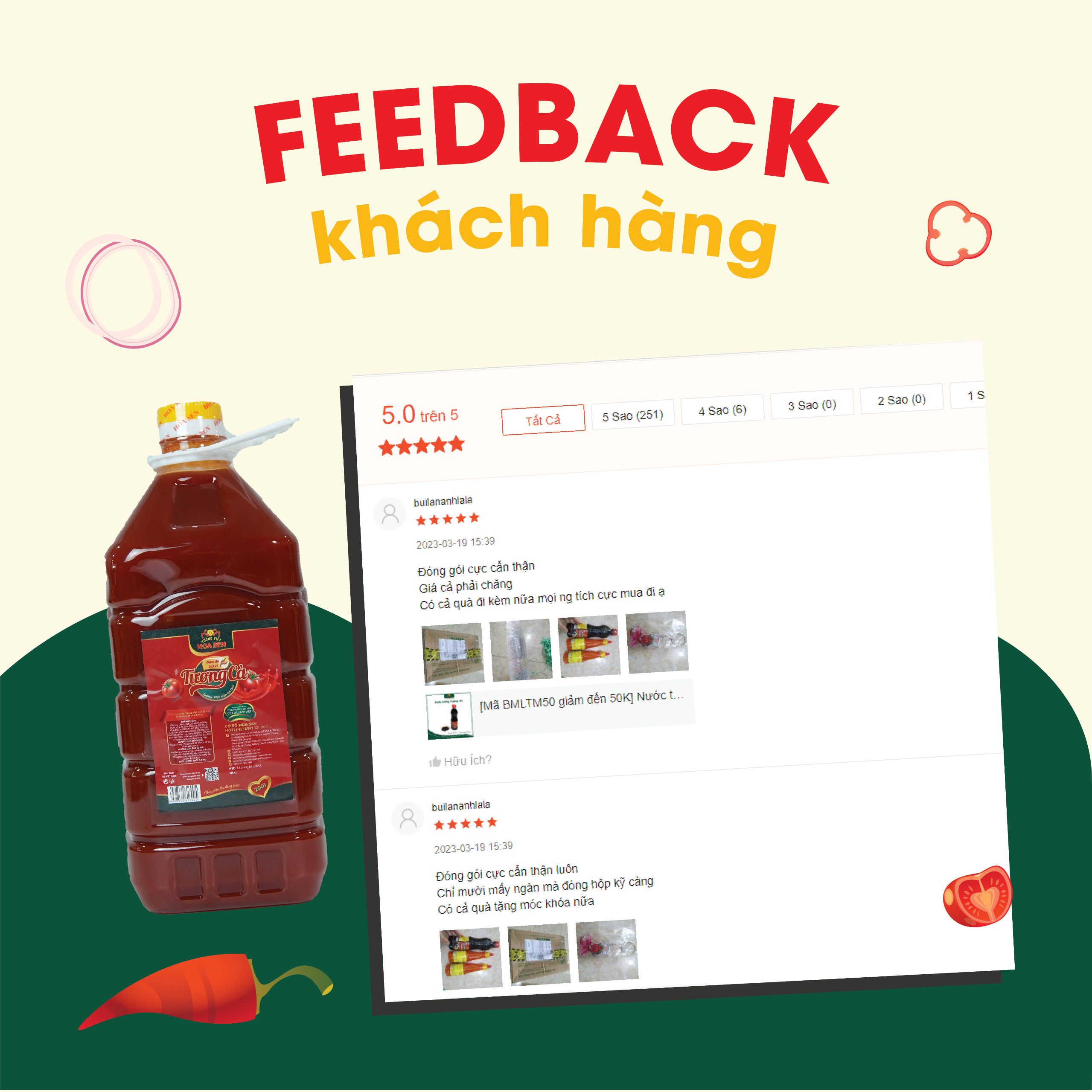 Tương Cà Pet 5kg