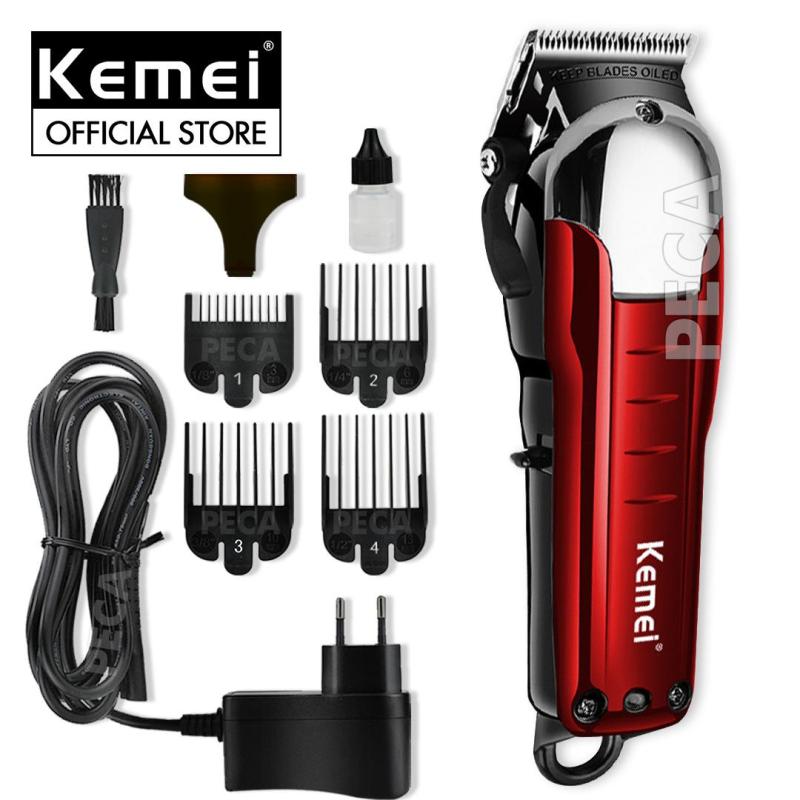 Tông đơ cắt tóc không dây Kemei KM-2608 chuyên nghiệp dành cho salon và gia đình - công suất  9W mạnh mẽ - có thể cắt tóc, chấn viền, hãng phân phối chính thức , bảo hành 12 tháng cao cấp