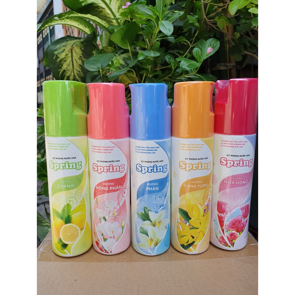 xịt phòng nước hoa spring chai 250ml