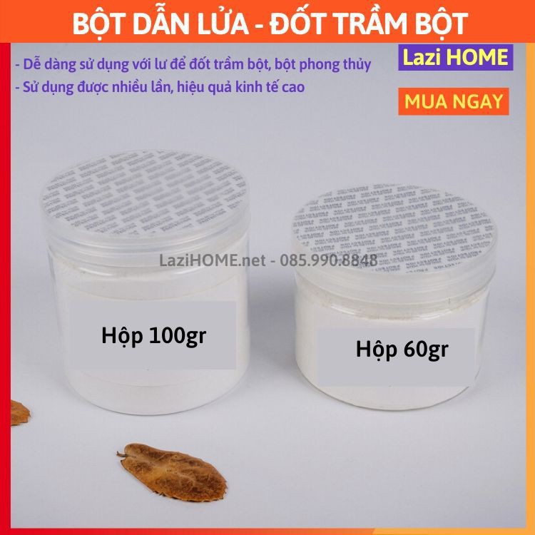 Đồ thờ cúng dùng đốt trầm bột bột phong thủy - sử dụng được nhiều lần hiệu quả cao