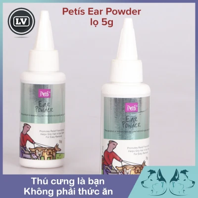 Bột nhổ lông tai Petis Ear Powder 5g dành cho thú cưng Phụ kiện Long Vũ