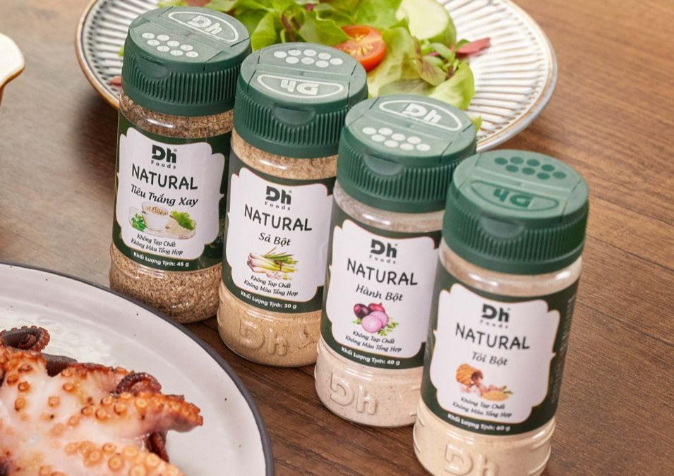 Natural Hành Bột hũ 30gr, thương hiệu DH Foods