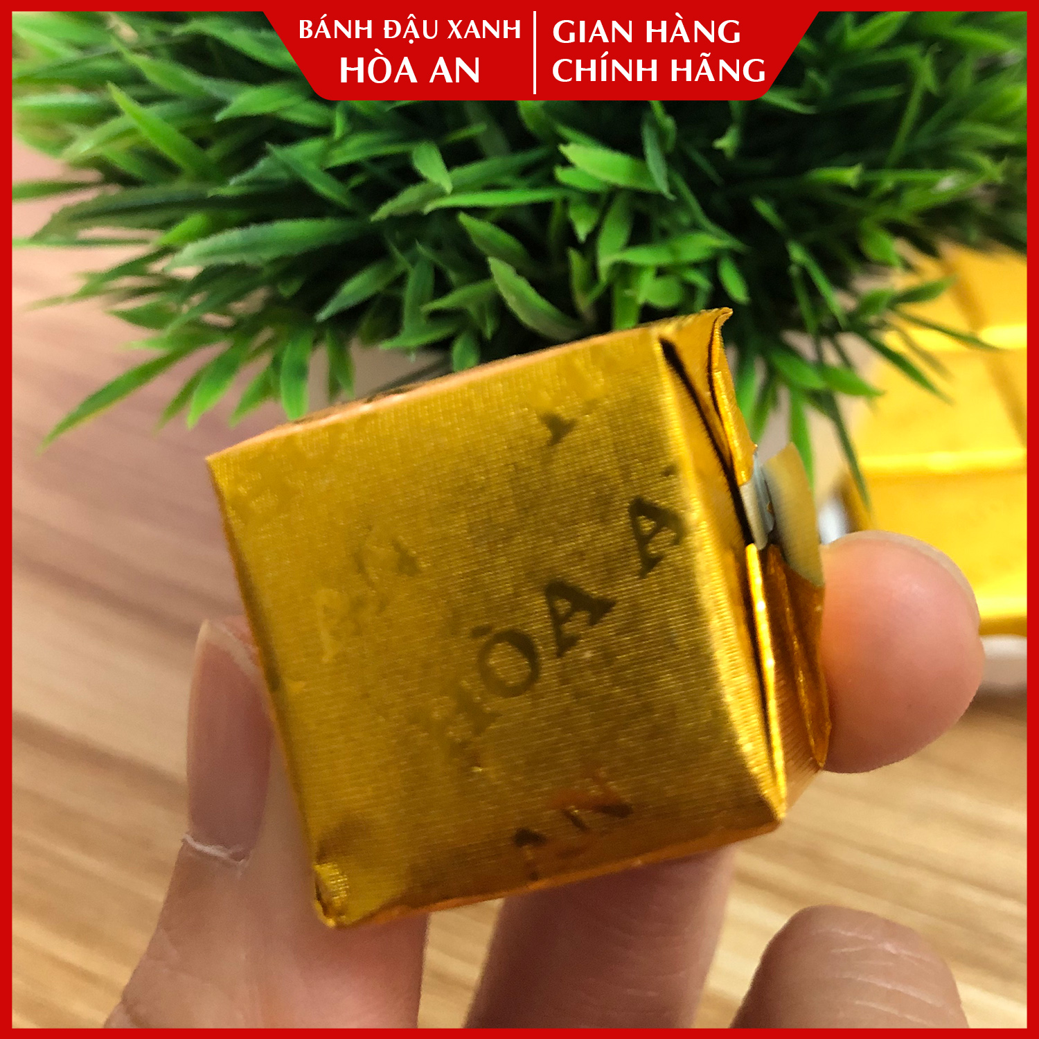 Bánh Đậu Xanh HÒA AN Hộp 200Gr