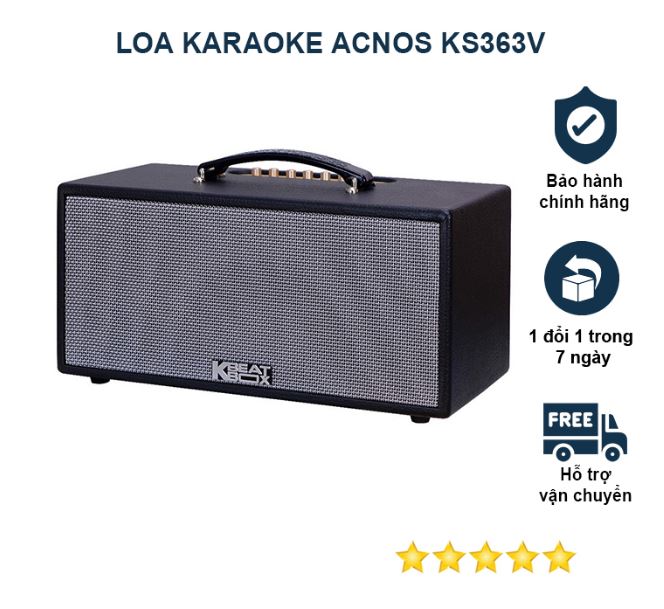 Loa kéo karaoke loa kéo karaoke mini bluetooth xách tay acnos ks363v