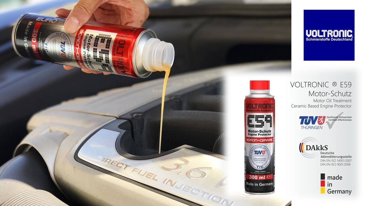 Phụ Gia Nhớt Phủ Sứ Ceramic Bảo Vệ Động Cơ VOLTRONIC E59 300ml