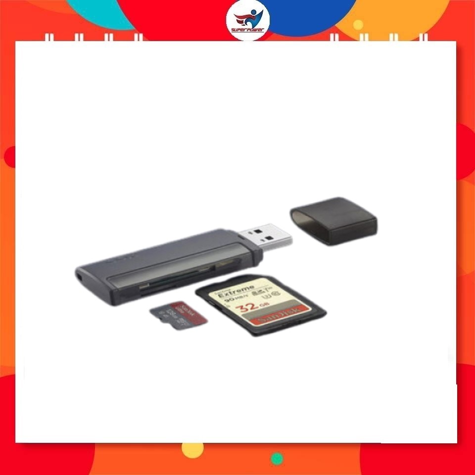 ĐẦU ĐỌC THẺ NHỚ USB 3.1 2IN1 SCRM400 SSK