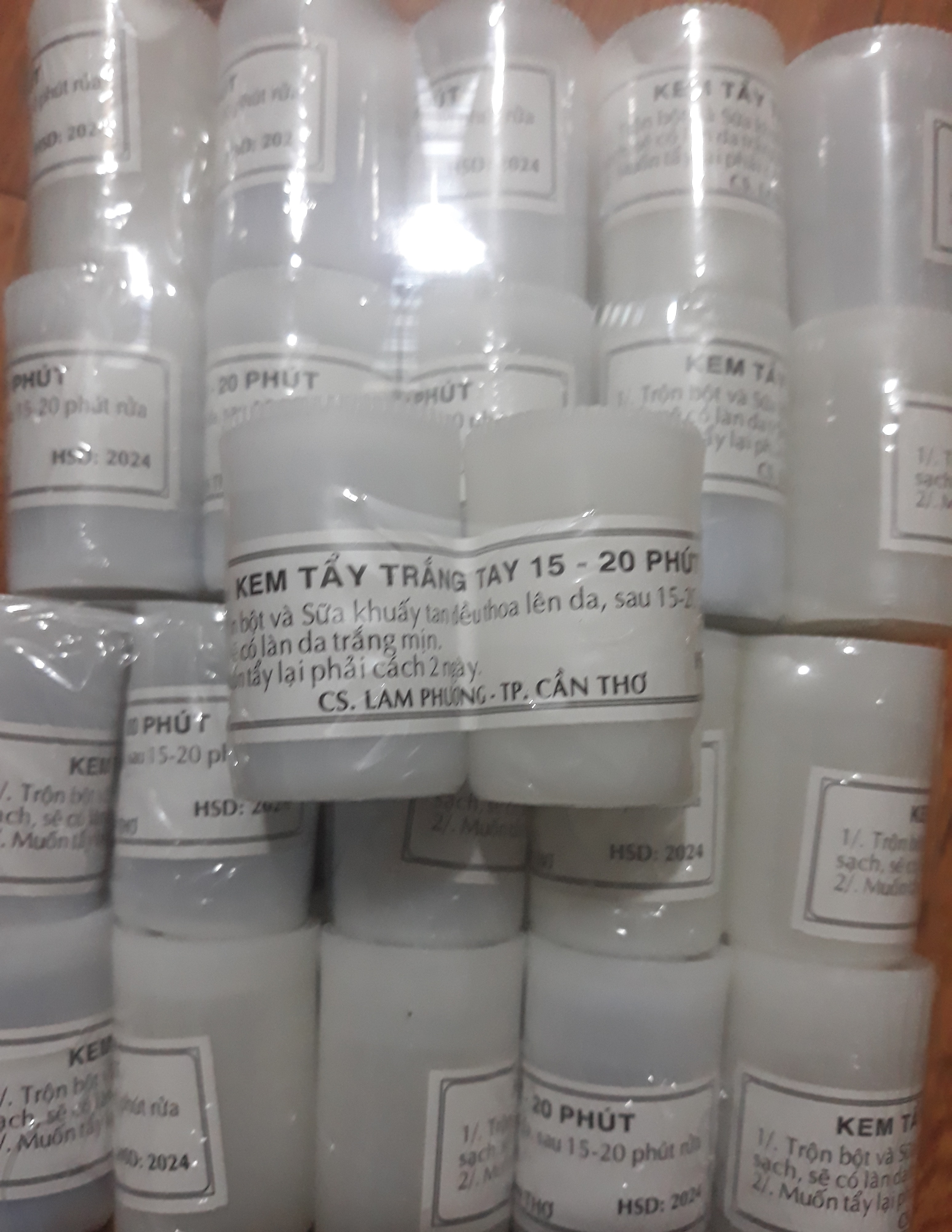 kem tẩy trắng tay cấp tốc 20 phút