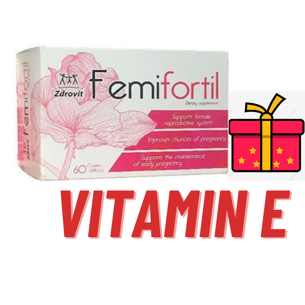 Viên uống bổ trứng femifortil hỗ trợ sinh sản, tăng khả năng thụ thai - hộp 60 viên