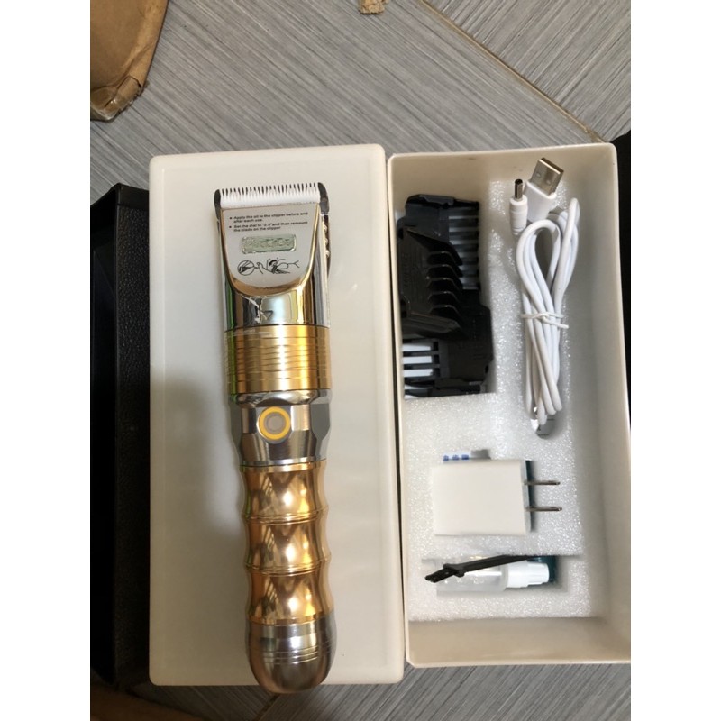Tông đơ cắt tóc  pin trâu huaerbo B60 cao cấp