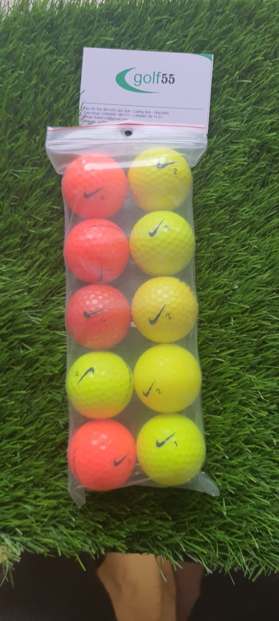 10 Qủa bóng golf nike độ mới 90 đến 99%