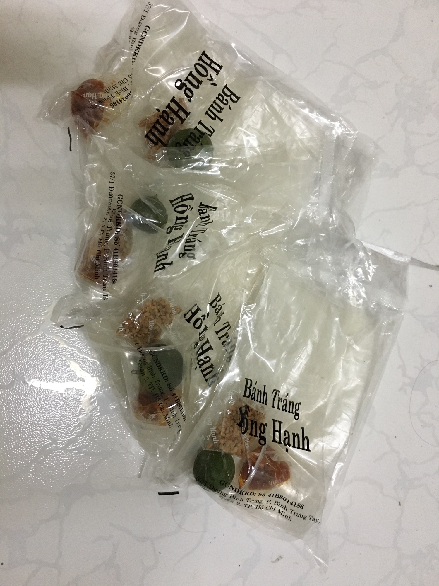 Combo 10 bánh tráng Hồng Hạnh sate siêu nghiền