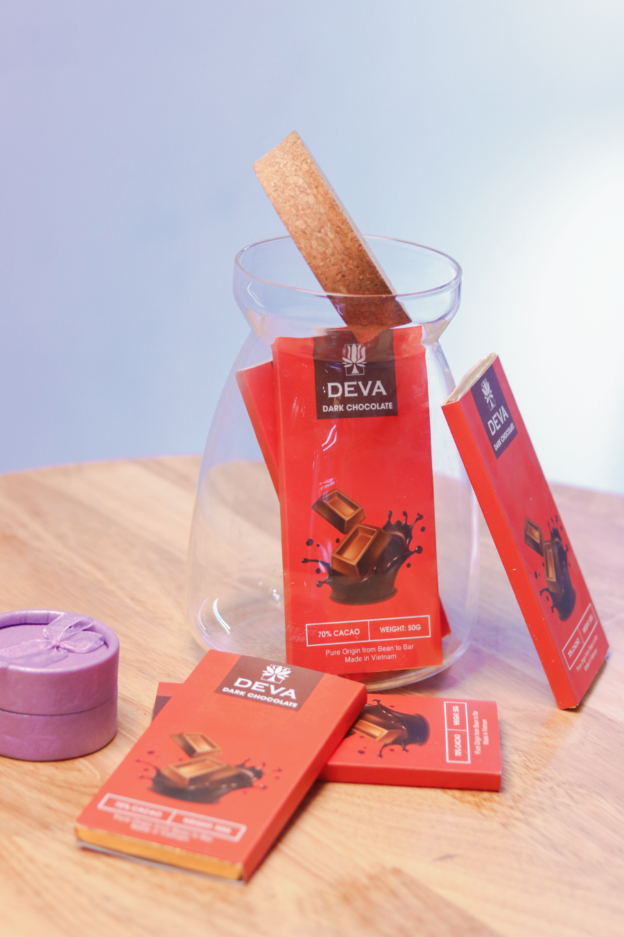 Socola Đen Deva 70% Cacao – Dark Chocolate (65gram)