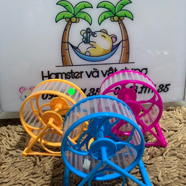 Wheel chạy 12cm cho hams nhỏ - hồng - nhỏ 12cm
