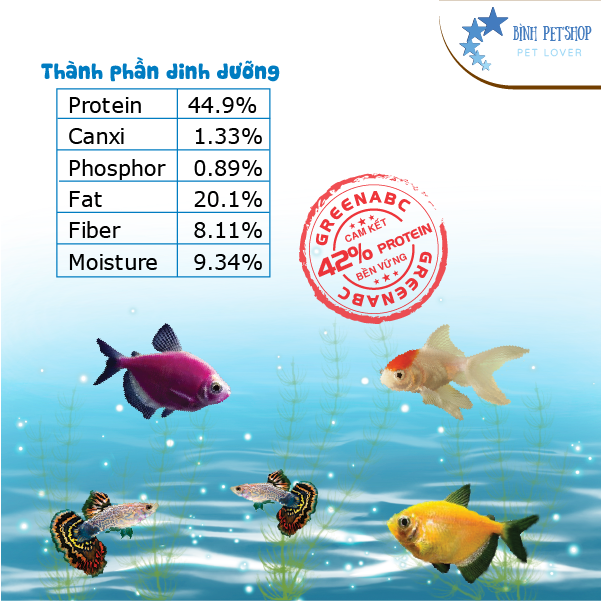 Thức ăn cho Cá Cảnh Nhỏ - Bổ sung dinh dưỡng