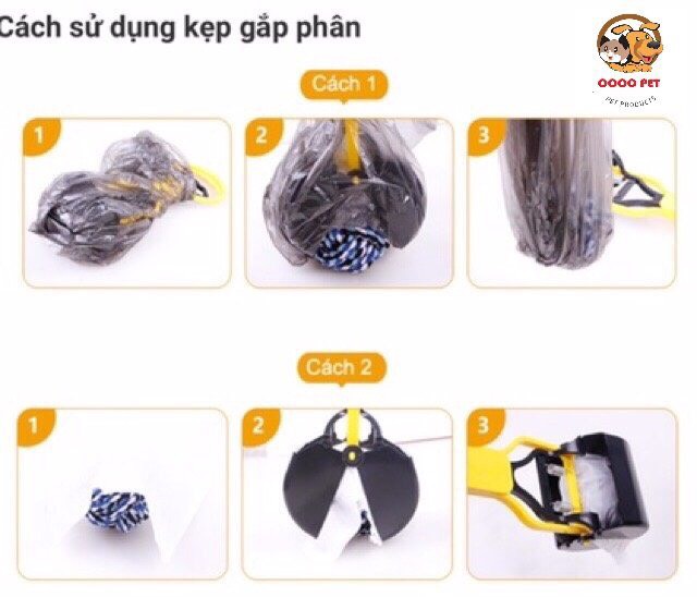 Dụng Cụ Hốt Phân Chó Mèo Đa Năng Tiện Dụng