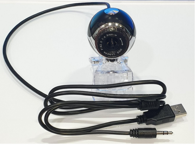 Camera Máy Vi Tính PC, Laptop- Webcam Tròn 480p Có Mic Full Box