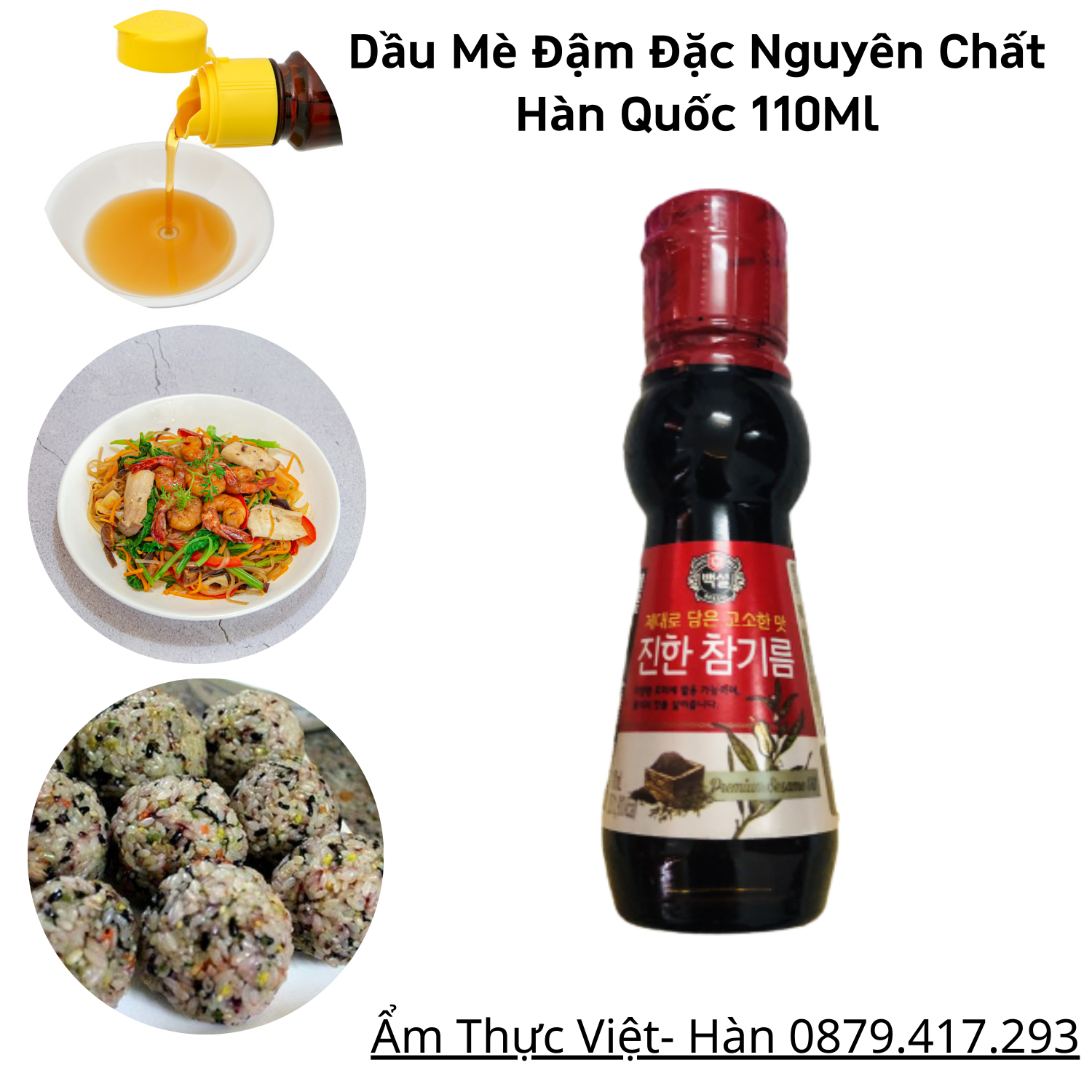 DẦU MÈ ĐẬM ĐẶC BEKSUL HÀN QUỐC 110ML