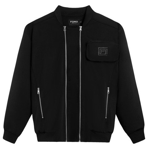 FOMO Áo khoác form rộng Unisex DEUCE ZIP JACKET