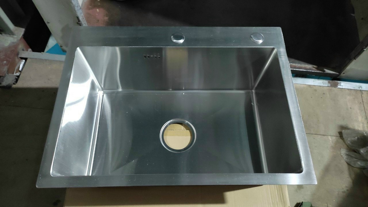 chậu rửa chén bát đúc 6045 (60x45cm) inox sus 304