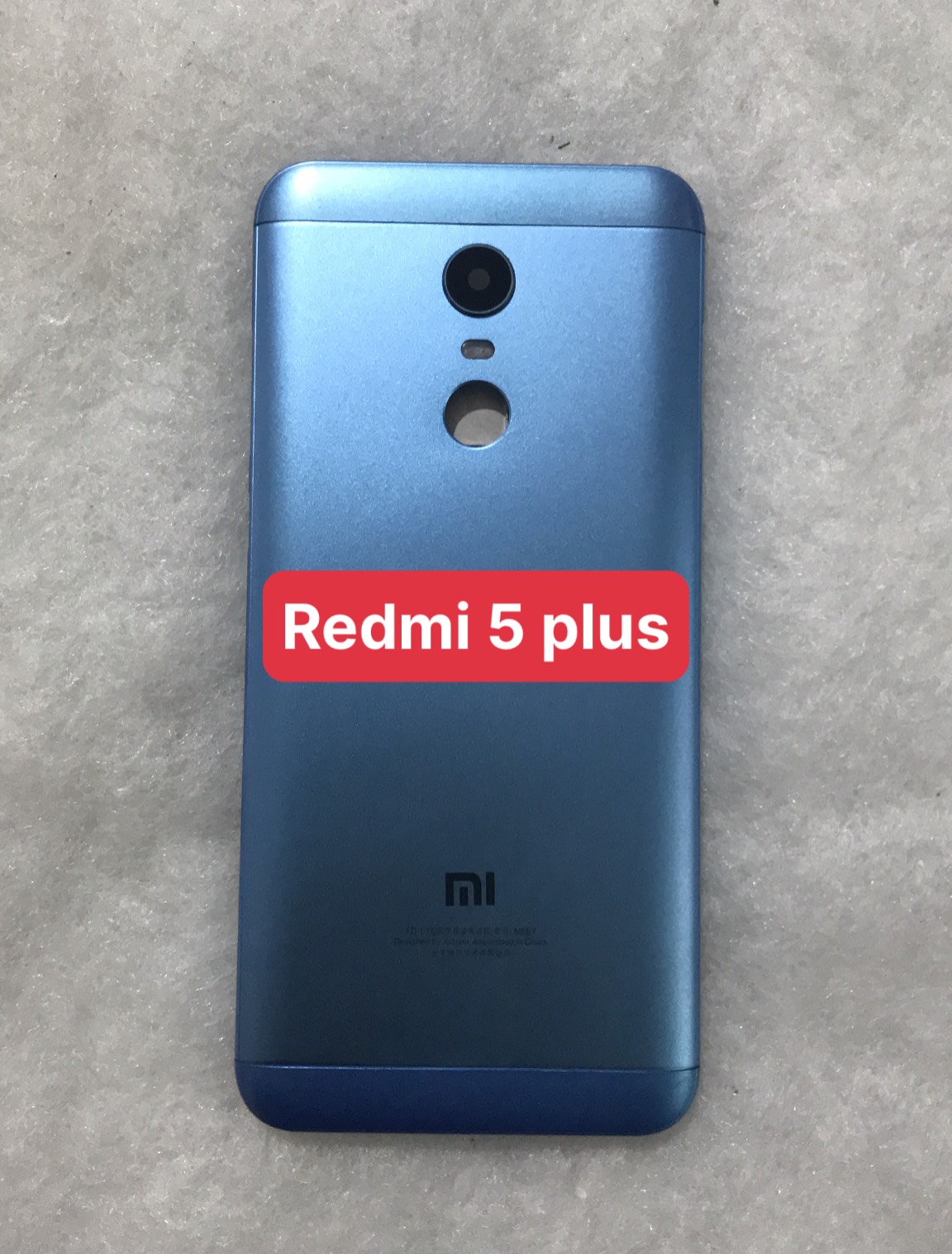 Bộ vỏ sườn xiaomi Redmi 5 plus (gồm lưng,sườn,nút bấm, kính camera)