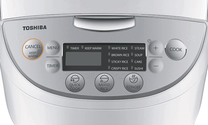 [HCM]Nồi cơm điện tử Toshiba 1 lít RC-10DDMX-006