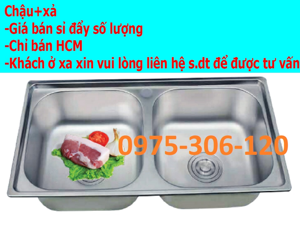 Chậu Rửa Chén Bát INOX N10 7843 NA.GRAND và Bộ Xả Chậu thoát nước