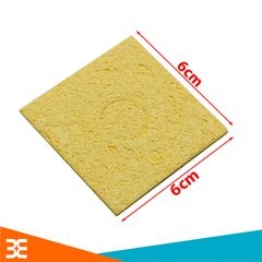 Bọt biển chùi mỏ hàn 6x6 siêu dầy lau mũi hàn cực sạch Giá hủy diệt freeship