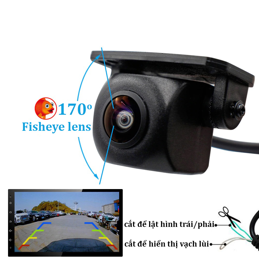 Camera Lùi Ô Tô HQ 178 Đa Năng