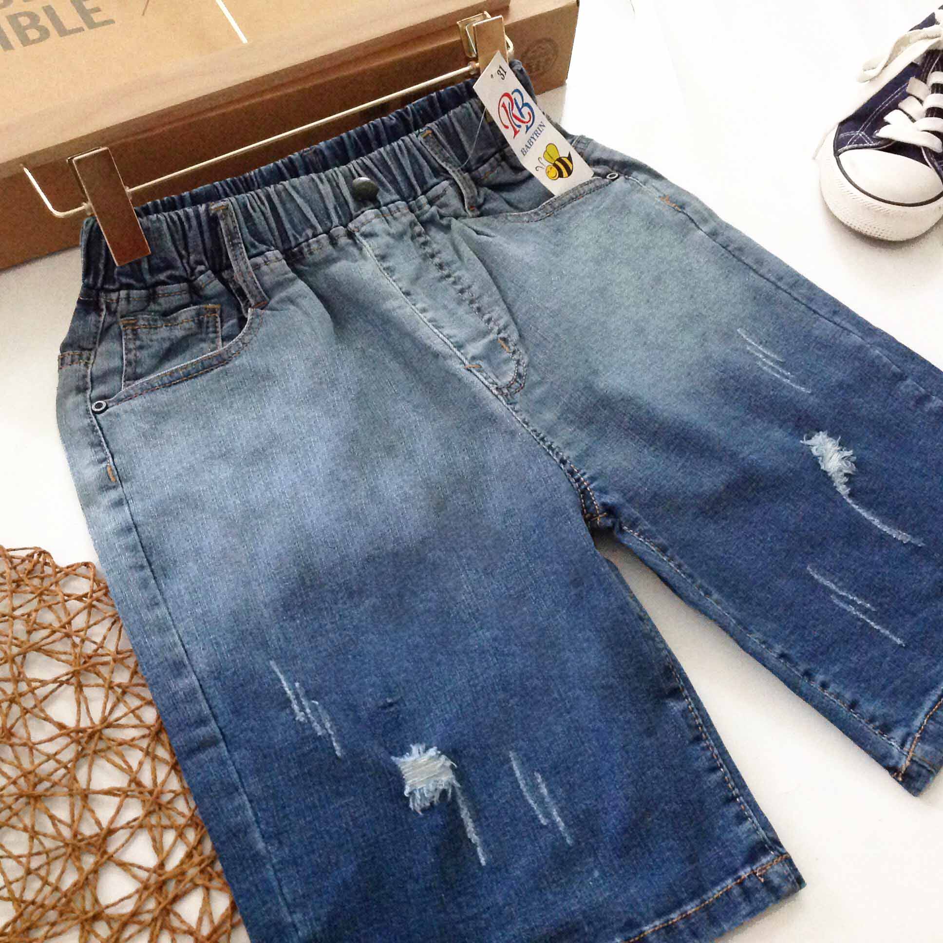 QUẦN SỌT JEAN BÉ TRAI SIZE CỒ