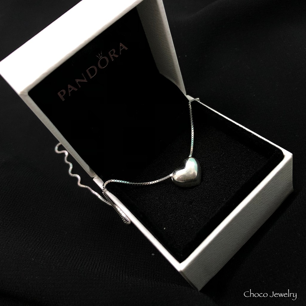 Dây Chuyền Bạc Trái Tim Trơn Choco Jewelry