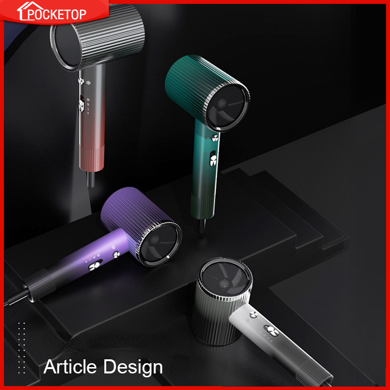 POCKETOP Máy sấy tóc ion âm 2 chiều nóng lạnh mini cao cấp