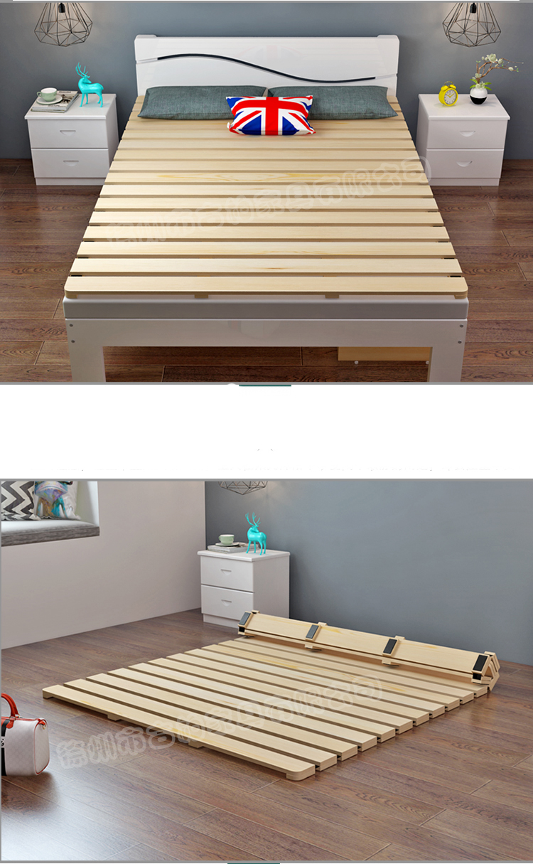 Giường cuộn gỗ tiện lợi gấp gọn 1m8, 1m5, 1m2, Giường cuộn trải sàn gấp gọn thông minh, chất liệu gỗ tự nhiên thoáng mát, giường gấp gọn trải sàn