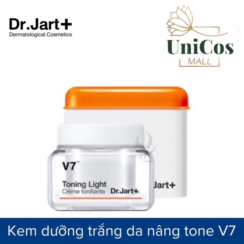 Kem dưỡng trắng da nâng tông v7 toning light dr.jart+ - kem v7 - full size 50ml