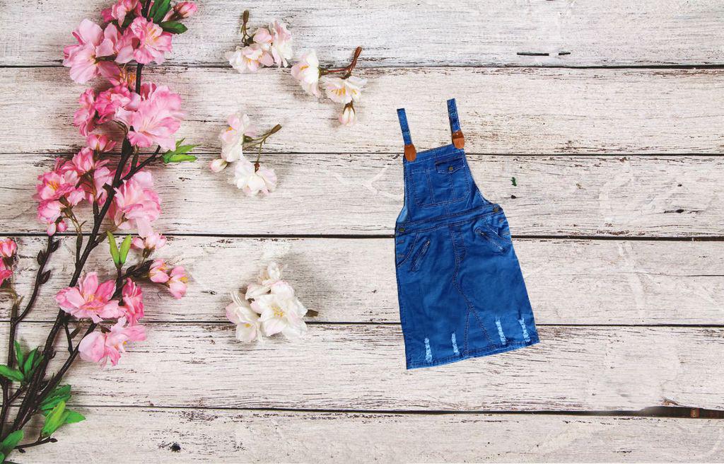 Yếm Jean Váy Cá Tính D693 ( KHÔNG KÈM ÁO  )