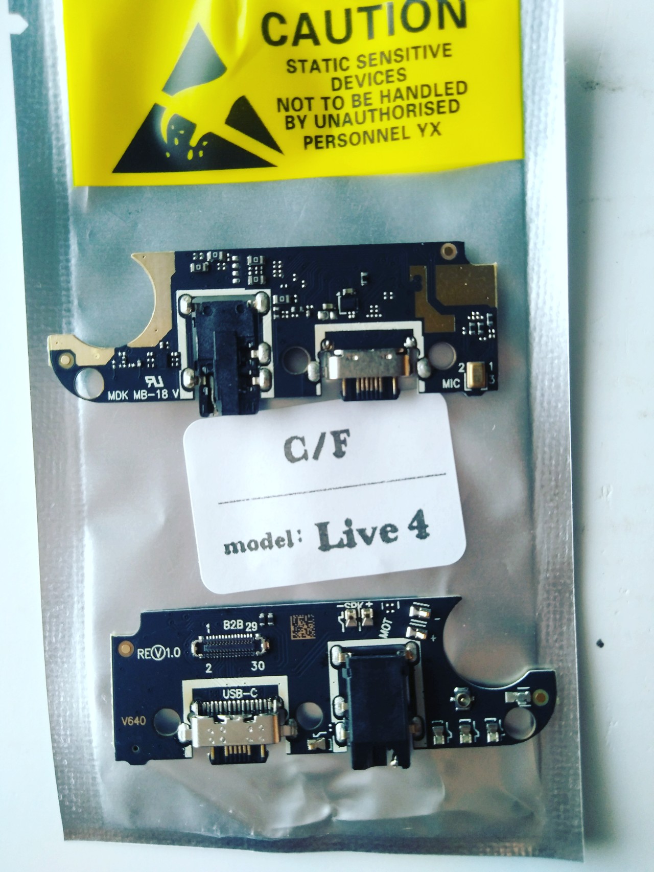 Cụm mạch sạc Vsmart Live 4 - Cáp Sạc Kèm Mic Và Jack Tai Nghe