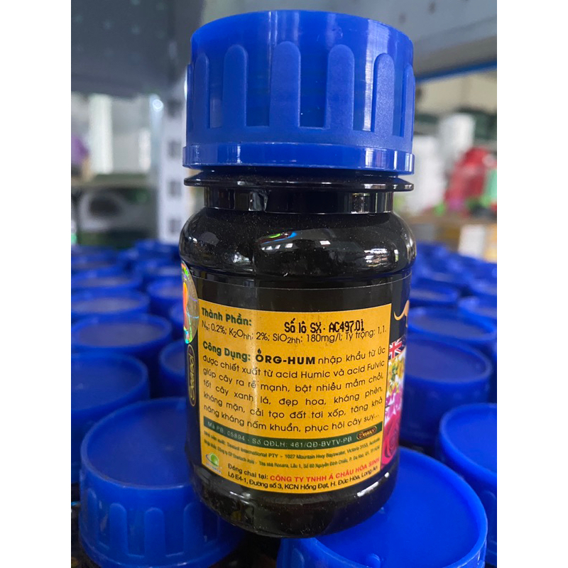 Phân bón bung rễ, bật mầm cho lan ORG-HUM lọ 100ml