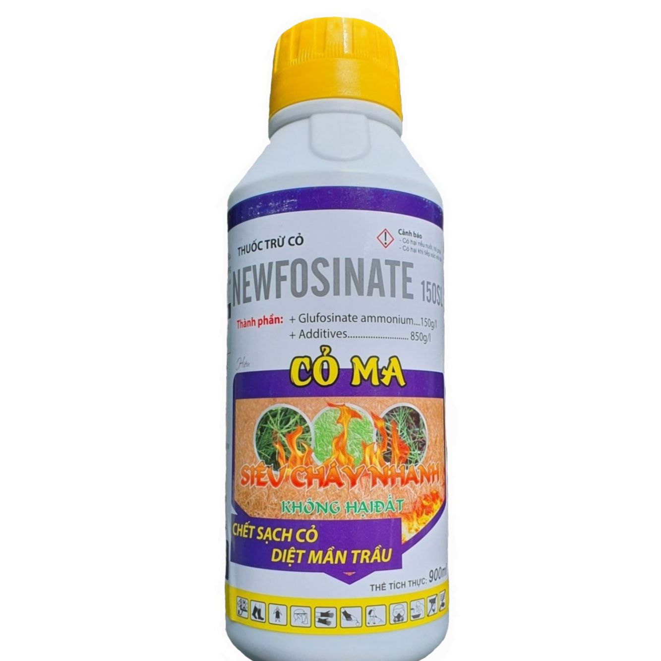 💖 Chết sạch mần trầu (Chai 900ml) Thuốc trừ Cỏ Ma JIAFOSINA 150SL ⛔(Q7 loại mạnh đô) Siêu Cháy Nhanh .. 150 SL