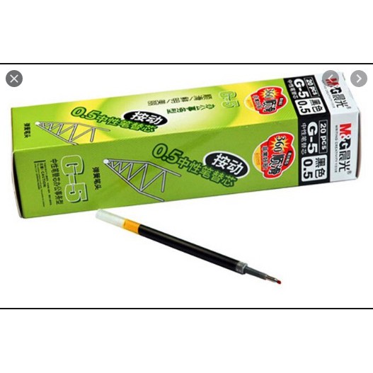 Ruột bút bi nước MG-Ruột bút béo 1163 thay thế tiện dụng (1 cái)