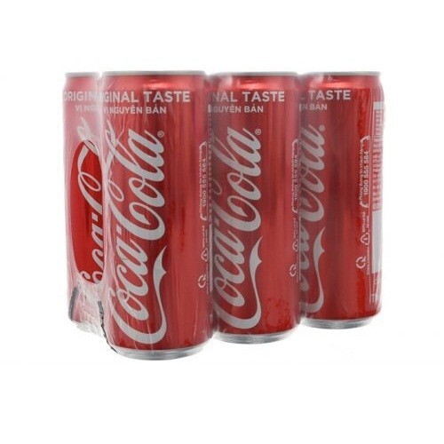 LỐC 6 LON COCACOLA  320ML