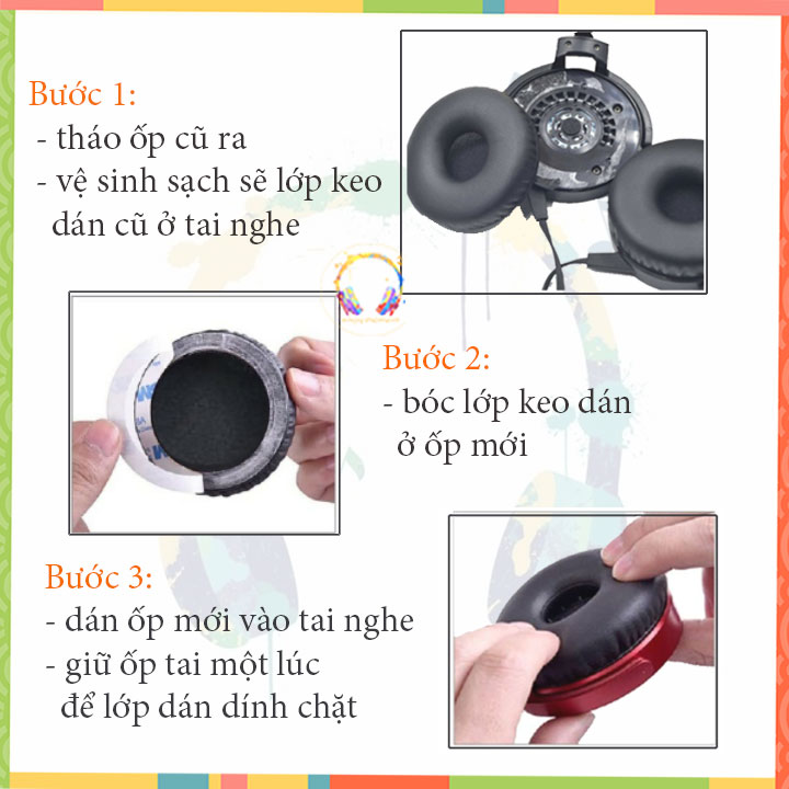 1 đôi ốp tai nghe Sony MDR-XB250