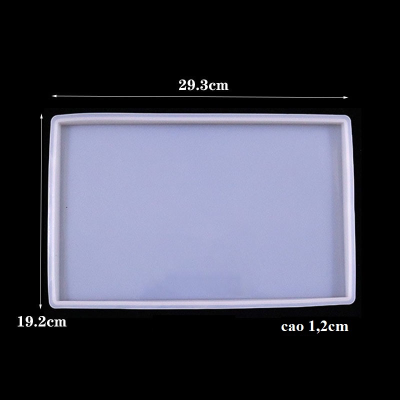 Khuôn Silicon Khay Trà, Khuôn Coaster Tự Làm DIY