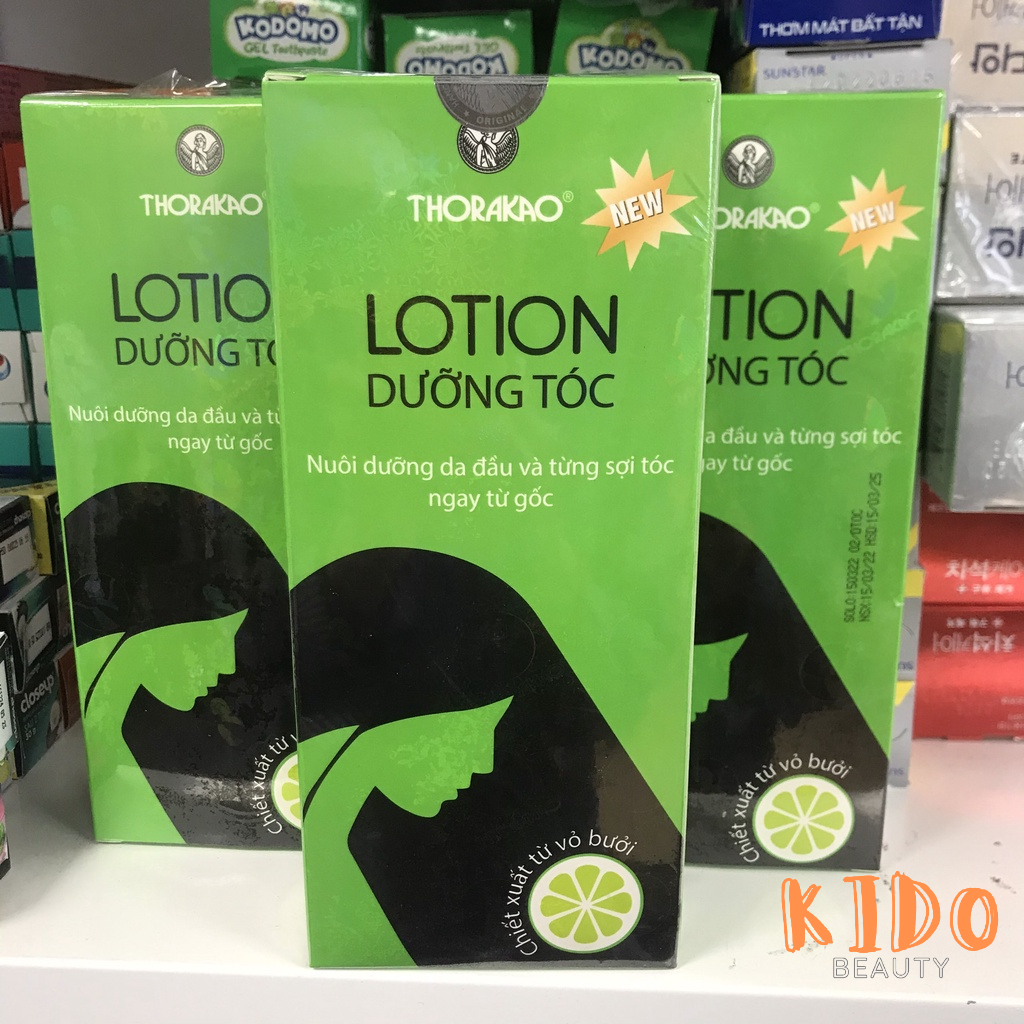 Lotion dưỡng tóc tinh dầu bưởi kích thích mọc tóc Thorakao 120ml