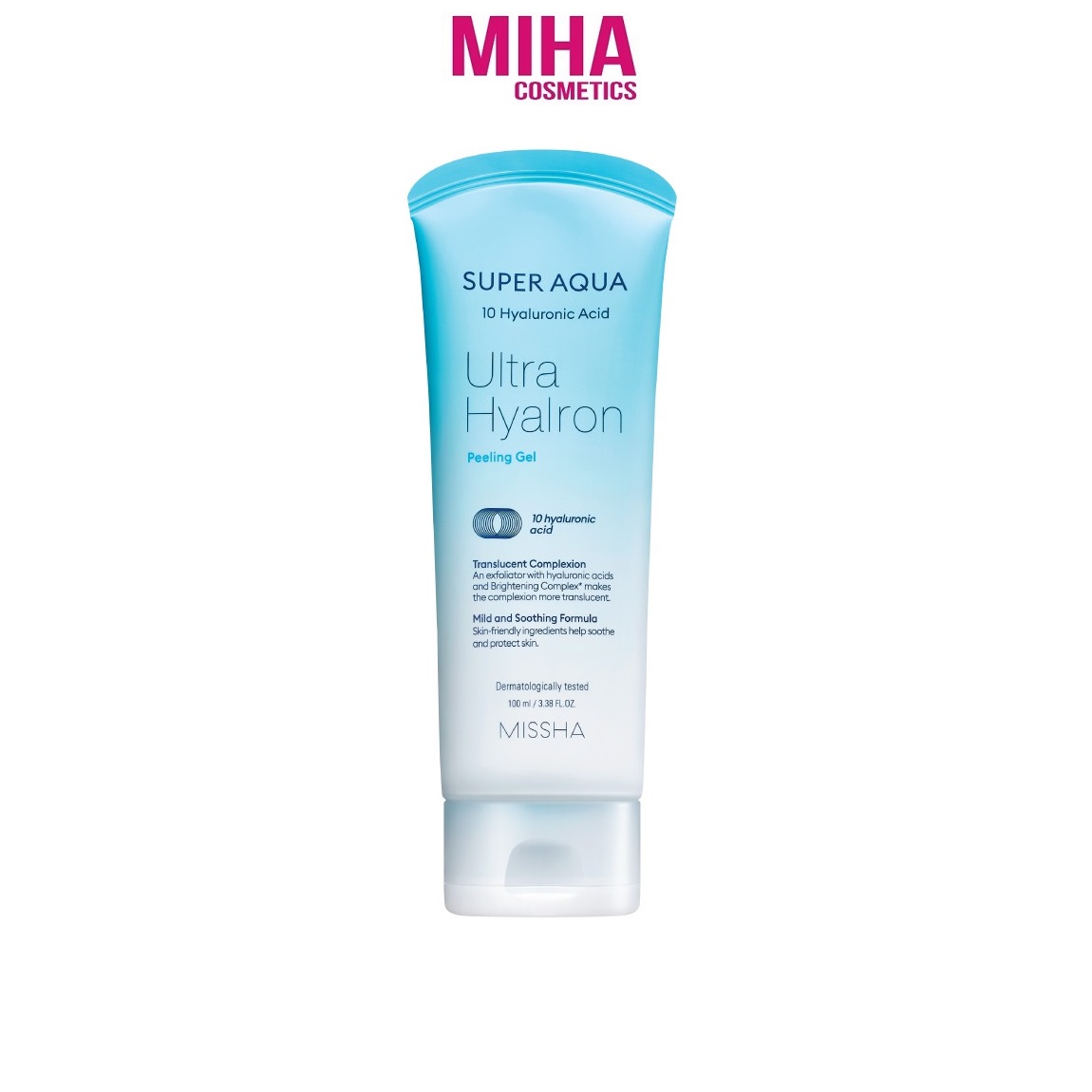 Gel tẩy tế bào chết da mặt missha super aqua 100ml hàn quốc